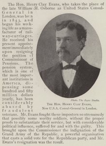 The Honourable Henry Clay Evans, New USA Consul-General in London by English Photographer