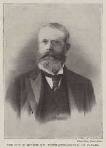 The Honourable W Mulock, QC, Postmaster-General of Canada by English Photographer