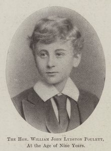 The Honourable William John Lydston Poulett, at the Age of Nine Years by English Photographer
