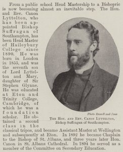 The Honourable and Reverend Canon Lyttelton, Bishop Suffragan of Southampton by English Photographer