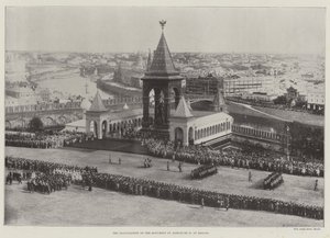 The Inauguration of the Monument of Alexander II, at Moscow by English Photographer