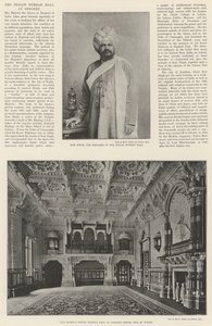 The Indian Durbar Hall at Osborne by English Photographer