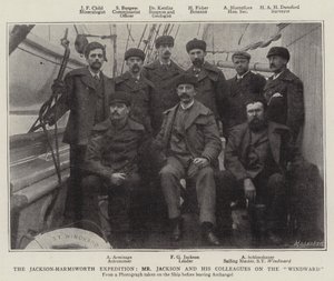 The Jackson-Harmsworth Expedition, Mr. Jackson and His Colleagues on the Windward by English Photographer