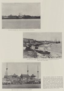 The Japanese March on Niuchuang by English Photographer