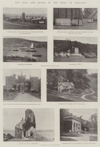 The King and Queen in the West of England by English Photographer