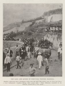 The King and Queen of Portugal visiting Madeira