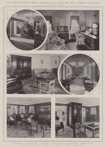 The Kings Yachting Cruise, Apartments on Board the New Victoria and Albert by English Photographer