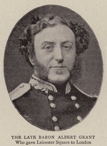 The Late Baron Albert Grant by English Photographer