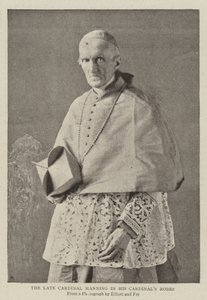 The Late Cardinal Manning in his Cardinal