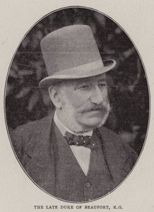 The Late Duke of Beaufort, KG by English Photographer