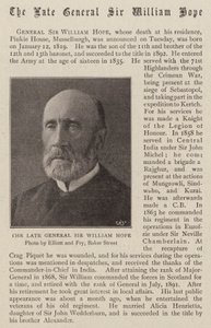 The Late General Sir William Hope by English Photographer