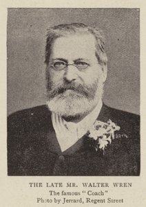 The Late Mr Walter Wren by English Photographer
