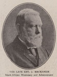 The Late Reverend J Mackenzie by English Photographer