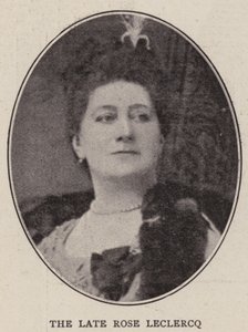 The Late Rose Leclercq by English Photographer