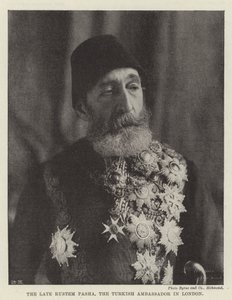 The Late Rustem Pasha, the Turkish Ambassador in London by English Photographer