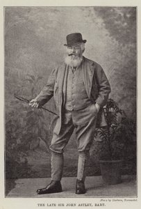 The Late Sir John Astley, Baronet by English Photographer