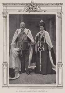 The Latest Portrait of King Edward VII and Queen Alexandra