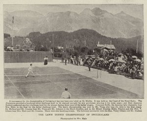 The Lawn Tennis Championship of Switzerland by English Photographer