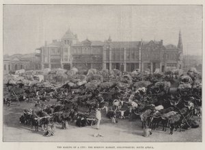 The Making of a City, the Morning Market, Johannesburg, South Africa by English Photographer
