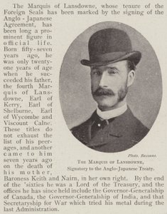 The Marquis of Lansdowne, Signatory to the Anglo-Japanese Treaty by English Photographer