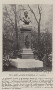 The Maupassant Memorial at Rouen