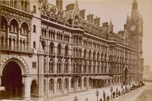 The Midland Grand Hotel, The Midland Railway Station, Euston Road, London by English Photographer