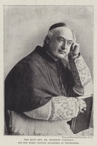 The Most Reverend Dr. Herbert Vaughan, the New Roman Catholic Archbishop of Westminster by English Photographer