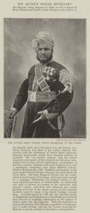 The Munshi Abdul Harim, Indian Secretary to the Queen by English Photographer
