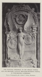 The National Memorial to Sir Gerald Portal and his Brother, Captain Melville Raymond Portal, in Winchester Cathedral by English Photographer