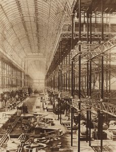The Nave from the North end, Commencement of Montis Fountain by English Photographer