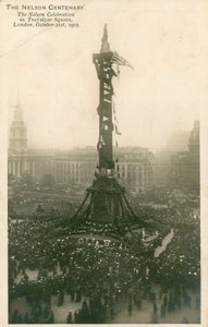 The Nelson Celebration in Trafalgar Square, London, 21 October 1905