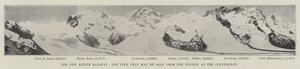 The New Alpine Railway, the View from the Station at the Gornergrat by English Photographer