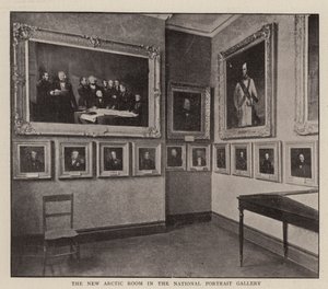 The New Arctic Room in the National Portrait Gallery by English Photographer