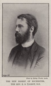 The New Bishop of Rochester, the Reverend E. S. Talbot, DD by English Photographer