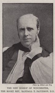 The New Bishop of Winchester, Right Reverend Randall T. Davidson, DD by English Photographer