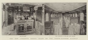 The New Corridor Dining Train on the North-Eastern Railway