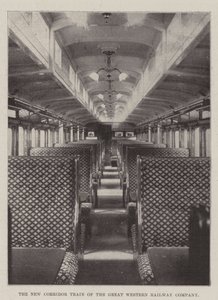 The New Corridor Train of the Great Western Railway Company by English Photographer
