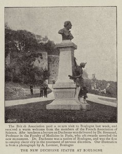 The New Duchesne Statue at Boulogne by English Photographer