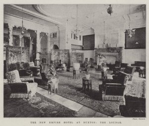 The New Empire Hotel at Buxton, the Lounge
