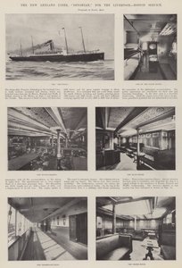 The New Leyland Liner, Devonian, for the Liverpool, Boston Service by English Photographer