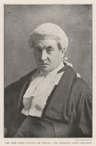 The New Lord Justice of Appeal, Sir Charles James Mathew by English Photographer