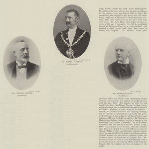The New Lord Mayor and Sheriffs by English Photographer