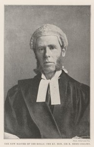 The New Master of the Rolls, the Right Honourable Sir R Henn Collins by English Photographer