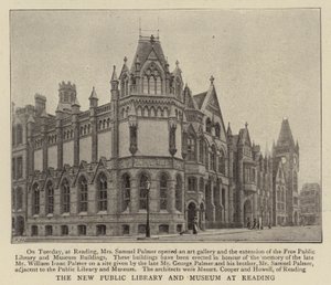 The New Public Library and Museum at Reading by English Photographer