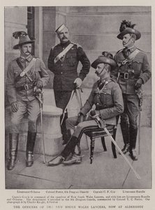 The Officers of the New South Wales Lancers, now at Aldershot by English Photographer