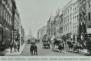 The Old Strand, looking east, from Southampton Street, c.1890