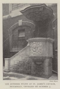 The Outdoor Pulpit at St James