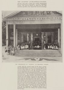 The Performance of Alcestis at Bradfield College by English Photographer