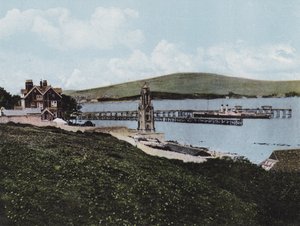 The Pier and Clock Tower, Swanage by English Photographer