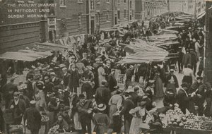 The Poultry Market, Petticoat Lane, Sunday Morning
